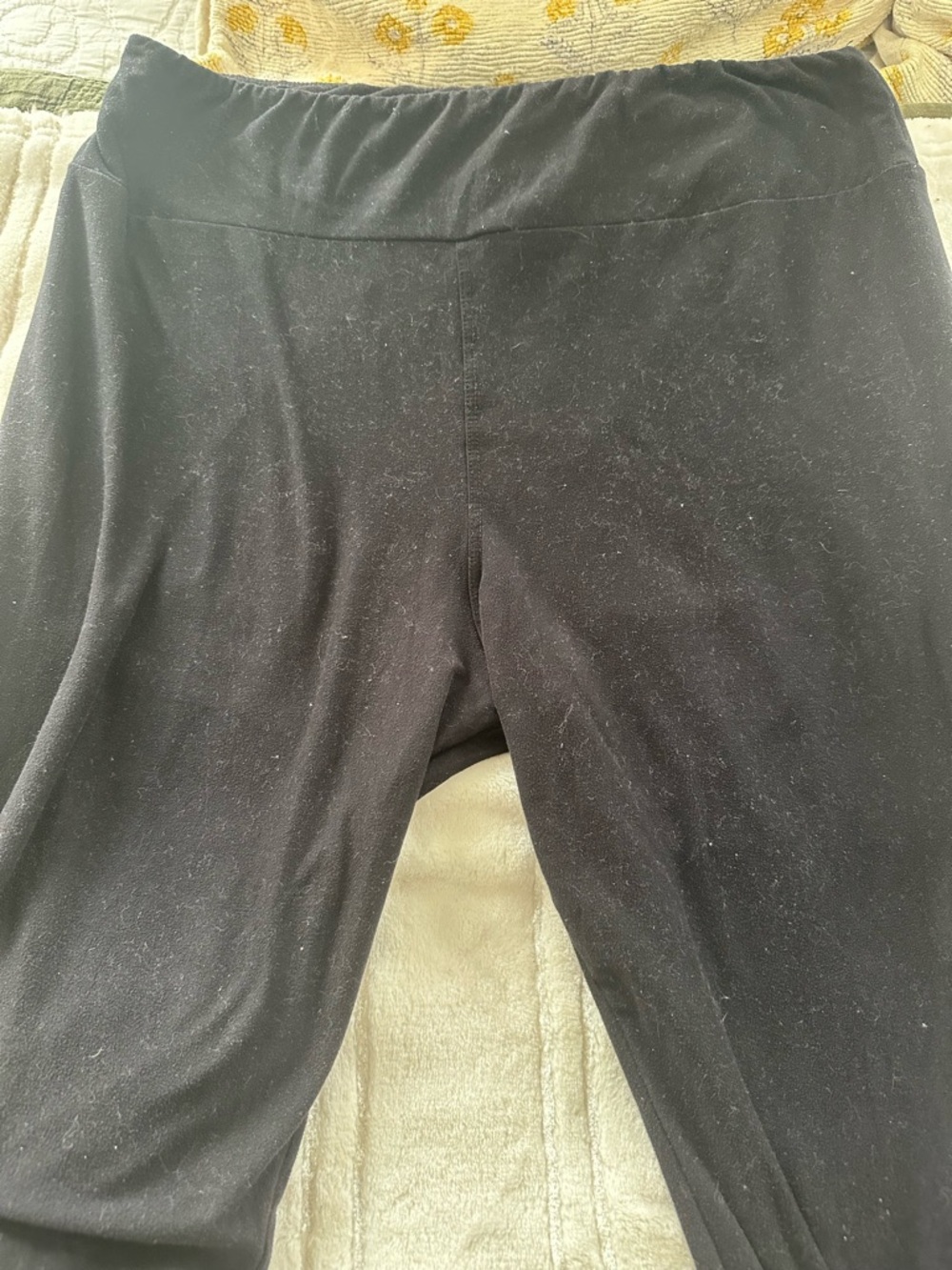 LuLaRoe Tall & Curvy Black Stretch Knit Leggings